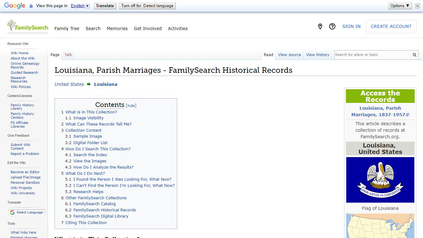 Louisiana, Parish Marriages - FamilySearch Historical Records